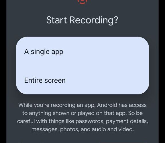Screen Record only Specific Apps on Pixel with Android 14