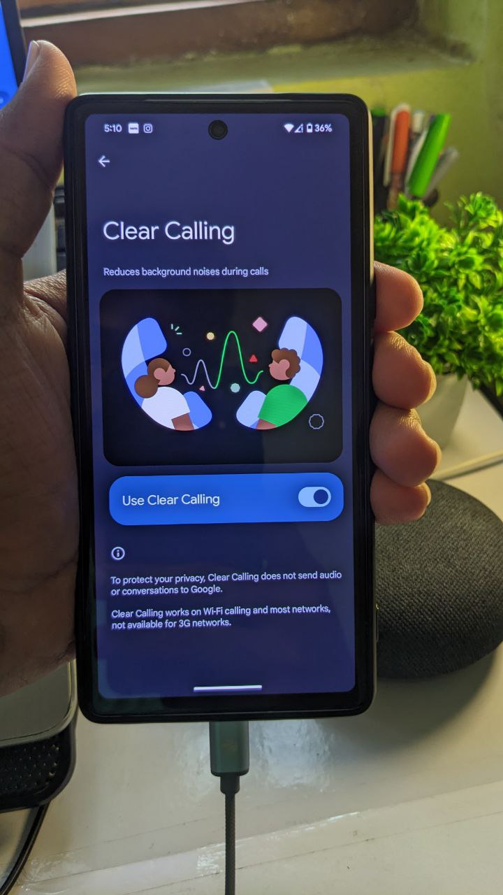 How to Enable Clear Calling on Google Pixel